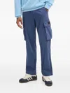 Karl Lagerfeld Jeans Cargo-pocket Trousers In Burgundy
