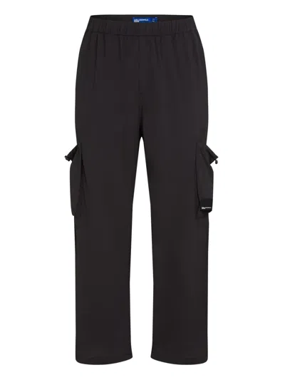 Karl Lagerfeld Jeans Cargo Trousers In Black