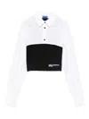 Karl Lagerfeld Jeans Colour-block Cotton Shirt In White