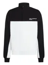 Karl Lagerfeld Jeans Colour-block Half-zip Sweatshirt