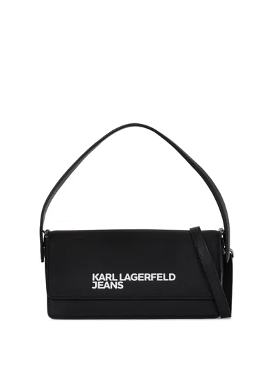 Karl Lagerfeld Jeans Essential Crossbody Bag In Black