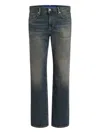 Karl Lagerfeld Jeans Faded Straight Jeans In Blue