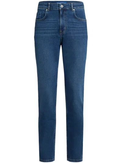 Karl Lagerfeld Jeans Five-pocket Slim-fit Jeans In Blue