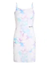 Karl Lagerfeld Jeans Floral-print Mesh Dress