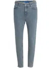 Karl Lagerfeld Jeans Jeans Mit Ausgefranstem Saum In Blau