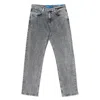 Karl Lagerfeld Jeans Gamba Straight Man  Washed Black In Gray