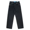 Karl Lagerfeld Jeans Gamba Straight Man  Washed Black Od Black In Black