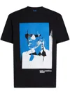 Karl Lagerfeld Jeans Graphic Print T-shirt In Black