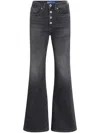 Karl Lagerfeld Jeans Schlagjeans Mit Hohem Bund In Grau
