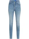 Karl Lagerfeld Jeans High-rise Skinny Jeans In Blue