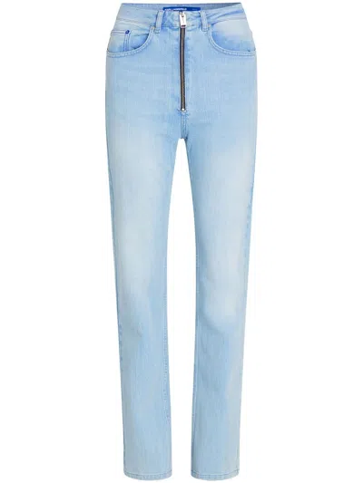 Karl Lagerfeld Jeans Gerade Jeans Aus Bio-baumwolle In Blue