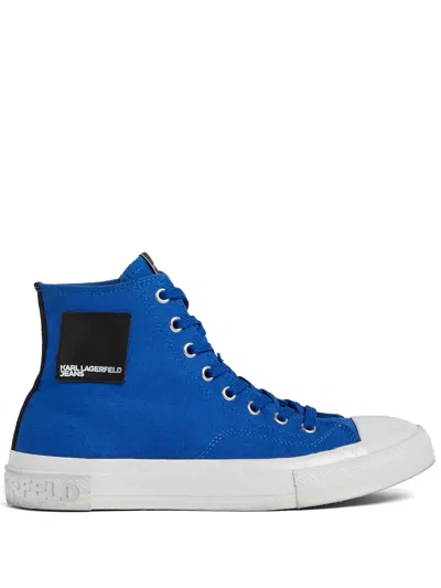Karl Lagerfeld Jeans Kampus Iii High-top Sneakers In 蓝色
