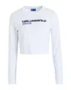 Karl Lagerfeld Jeans T-shirts In White