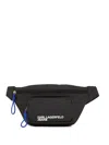 Karl Lagerfeld Jeans Klj Logo-embellished Belt Bag In Schwarz