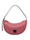 Karl Lagerfeld Jeans Klj Logo Half-moon Shoulder Bag In Pink