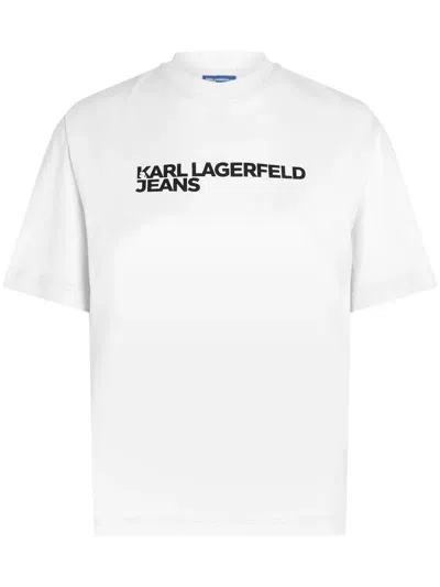 Karl Lagerfeld Jeans Klj Regular Sslv Tee In White