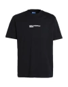 Karl Lagerfeld Jeans Klj Regular Karl Sslv Tee Man T-shirt Black Size L Organic Cotton In Black