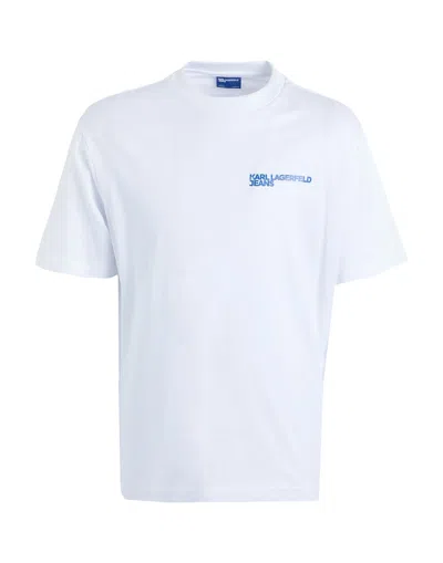 Karl Lagerfeld Jeans T-shirts In White