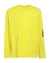 Karl Lagerfeld Jeans Klj Relaxed Lslv Tee Man T-shirt Acid Green Size Xl Organic Cotton In Green