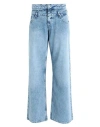 Karl Lagerfeld Jeans Klj Relaxed Recycled Wb Denim Woman Jeans Blue Size 32w-32l Recycled Cotton In Blue