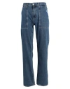 Karl Lagerfeld Jeans Klj Relaxed Utility Denim Man Denim Pants Blue Size 34 Organic Cotton In Blue
