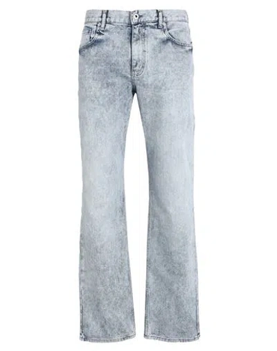 Karl Lagerfeld Jeans Klj Straight Denim Man Jeans Blue Size 33w-32l Cotton, Elastane