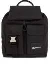 Karl Lagerfeld Jeans Klj Structured Canvas Backpack In Black