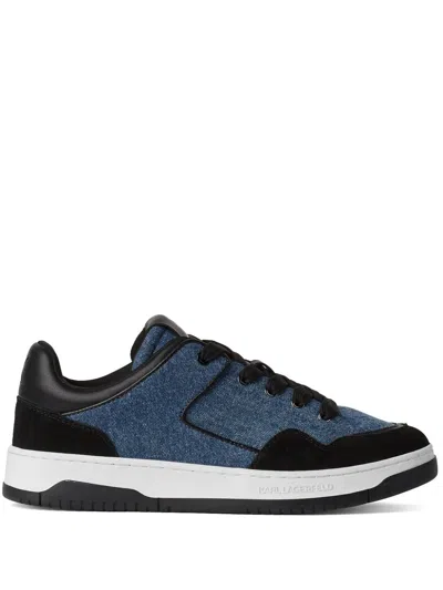 Karl Lagerfeld Jeans Krew Denim Sneakers In Blau