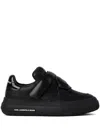Karl Lagerfeld Jeans Kup Strap Sneakers In Black
