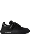 Karl Lagerfeld Jeans Kup Strap Sneakers In Black