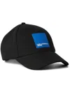 Karl Lagerfeld Jeans Klj Logo Patch Cap In 999