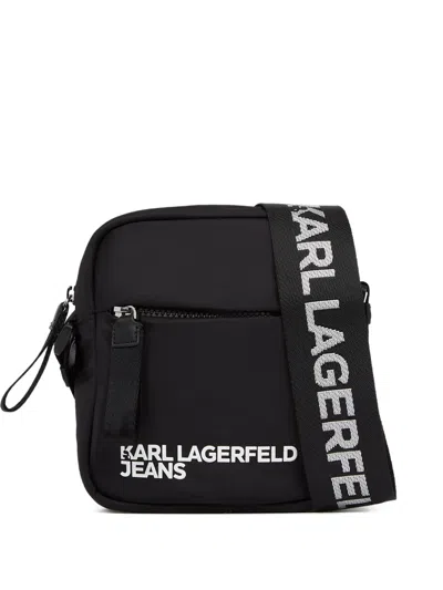Karl Lagerfeld Jeans Logo Bag In Black