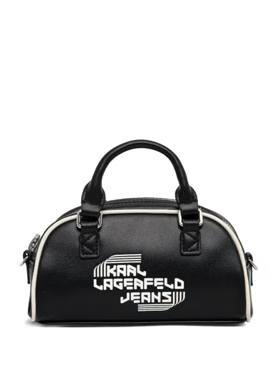 Karl Lagerfeld Jeans Logo-embellished Satchel Bag