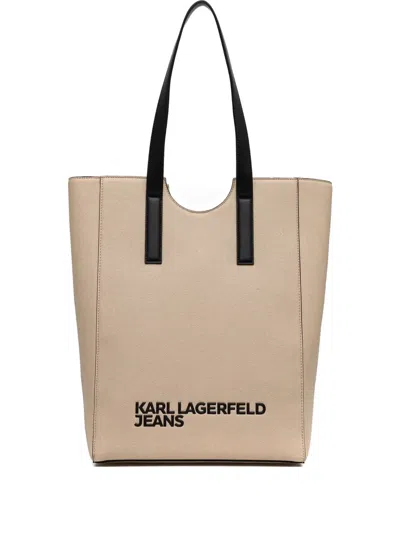 Karl Lagerfeld Jeans Logo-embossed Tote Bag