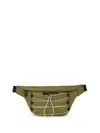 Karl Lagerfeld Jeans Logo-lettering Belt Bag In Green