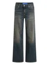 Karl Lagerfeld Jeans Logo-patch Jeans In Blue