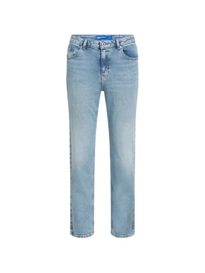 Karl Lagerfeld Jeans Jeans Mit Logo-patch In Blue