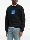 Karl Lagerfeld Jeans Man Sweatshirt Black Size Xl Organic Cotton In Black