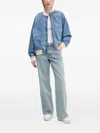 Karl Lagerfeld Jeans Logo-plaque Jeans In Multi