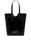 Karl Lagerfeld Jeans Logo-plaque Tote Bag In Black