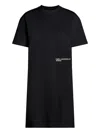 Karl Lagerfeld Jeans Logo-print Midi Dress In Black
