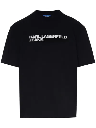 Karl Lagerfeld Jeans Klj Regular Sslv Tee In Black