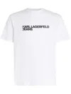 Karl Lagerfeld Jeans Klj Regular Sslv Tee In White