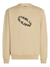 Karl Lagerfeld Jeans Logo-print Sweatshirt In Neutral