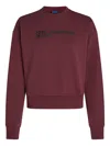 Karl Lagerfeld Jeans Logo-print Sweatshirt In Red