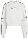 Karl Lagerfeld Jeans Logo-print Sweatshirt In White