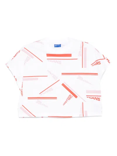 Karl Lagerfeld Jeans Logo-print T-shirt In White