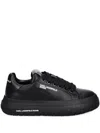 Karl Lagerfeld Jeans Logo-print Trainers In 黑色