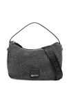 Karl Lagerfeld Jeans Logo-strap Tote Bag In Black