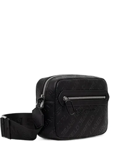 Karl Lagerfeld Jeans Logo-embossed Belt Bag In Pattern